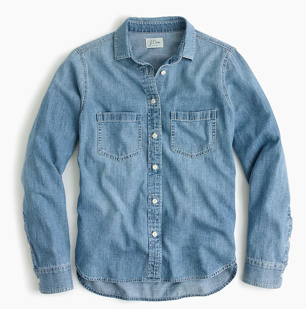 J.Crew Everyday Chambray Shirt in Madera Wash UFO No More